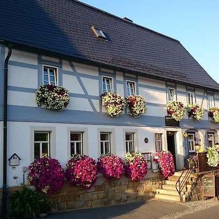 Gasthof Zur Hoffnung Hinterhermsdorf Bagian luar foto