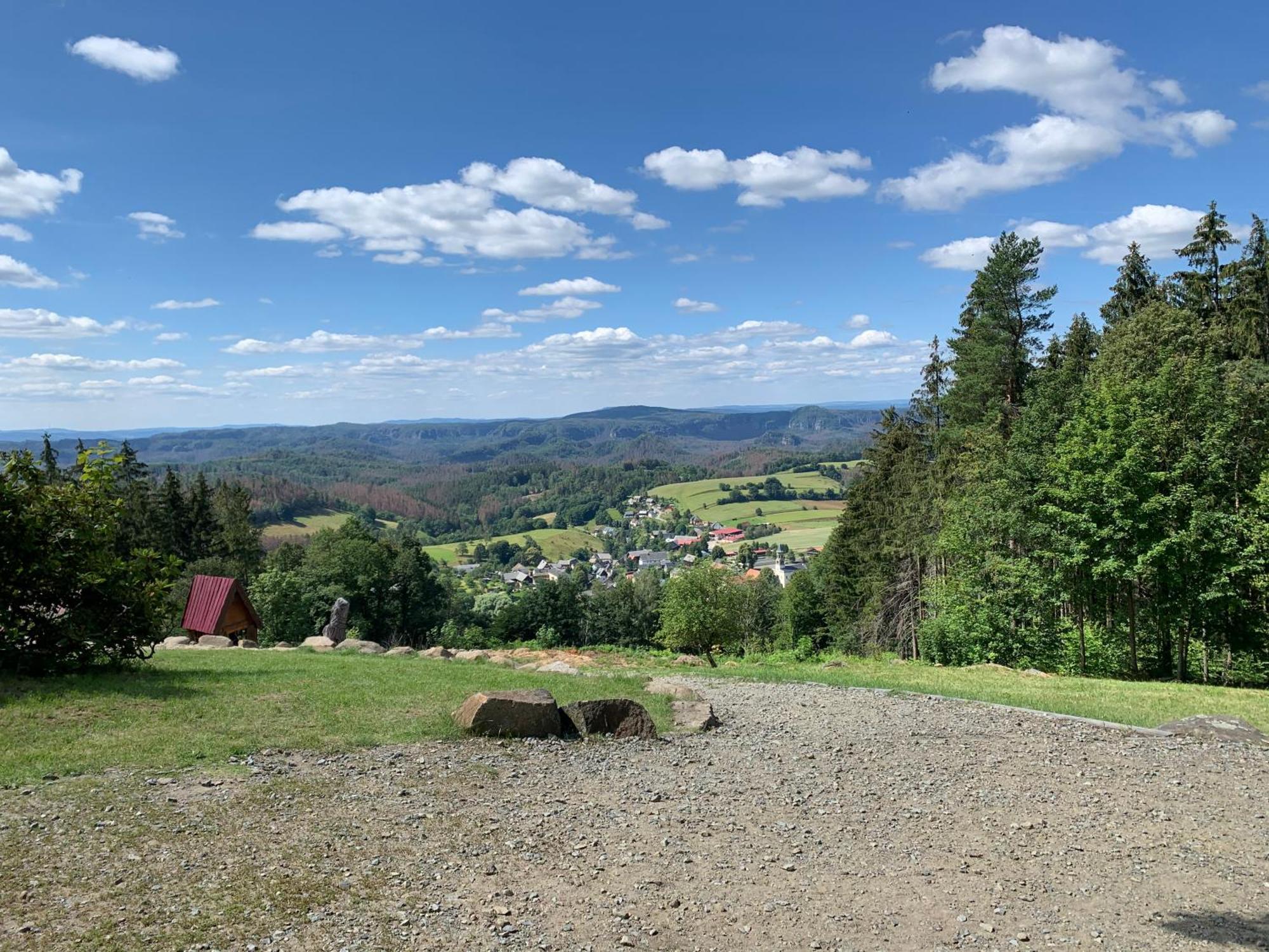 Gasthof Zur Hoffnung Hinterhermsdorf Bagian luar foto