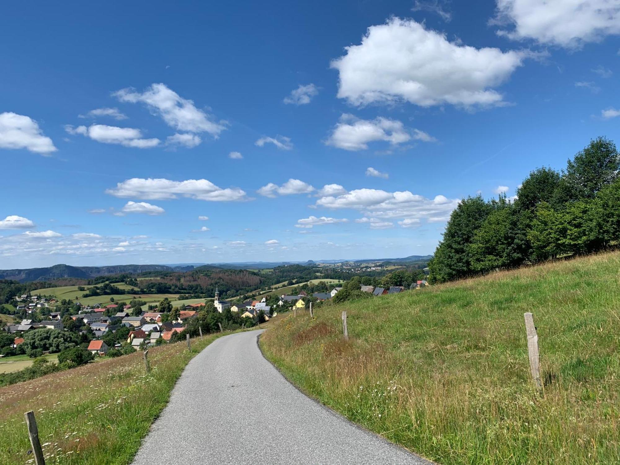 Gasthof Zur Hoffnung Hinterhermsdorf Bagian luar foto