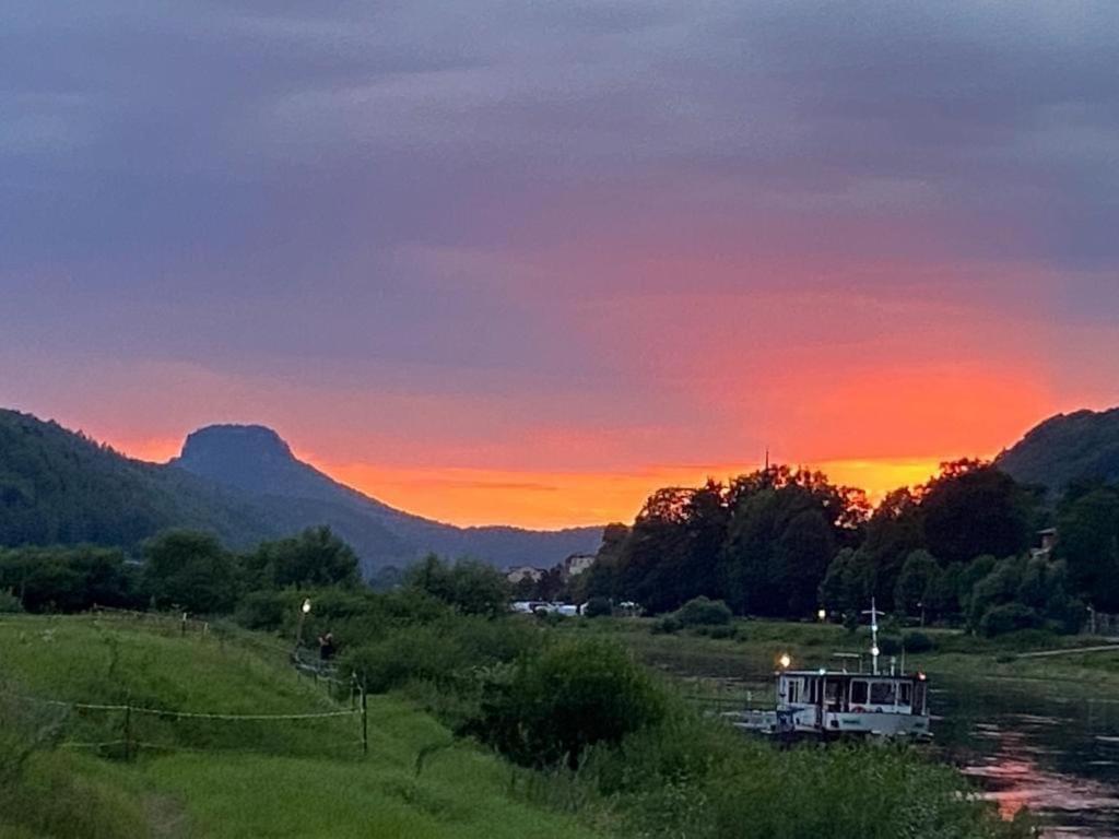 Gasthof Zur Hoffnung Hinterhermsdorf Bagian luar foto