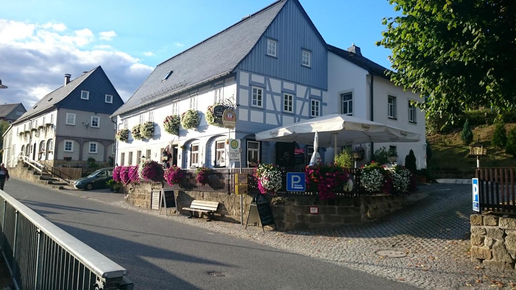 Gasthof Zur Hoffnung Hinterhermsdorf Bagian luar foto