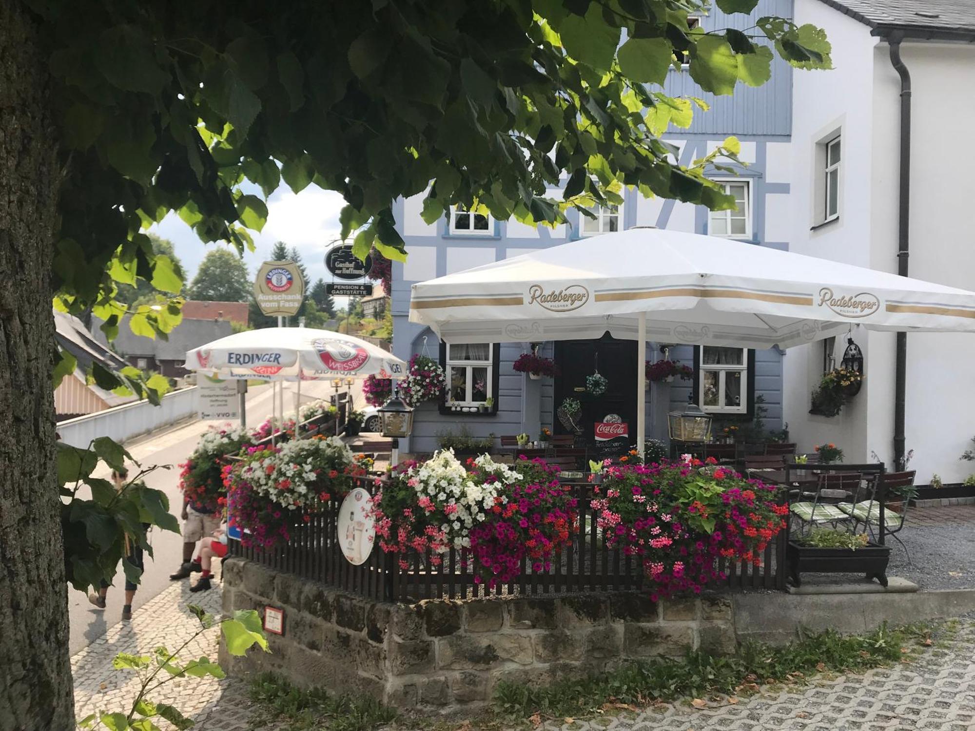 Gasthof Zur Hoffnung Hinterhermsdorf Bagian luar foto