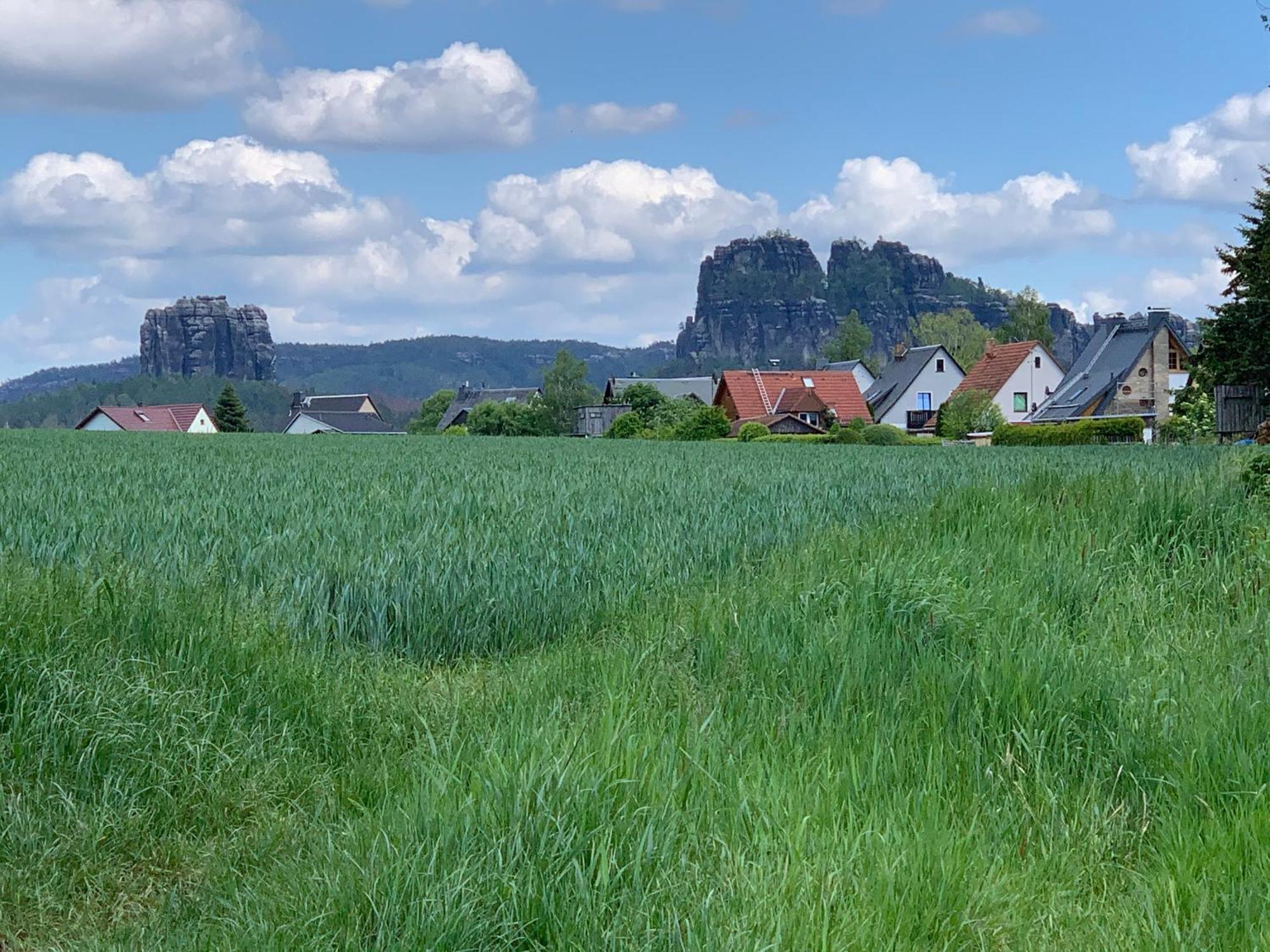 Gasthof Zur Hoffnung Hinterhermsdorf Bagian luar foto