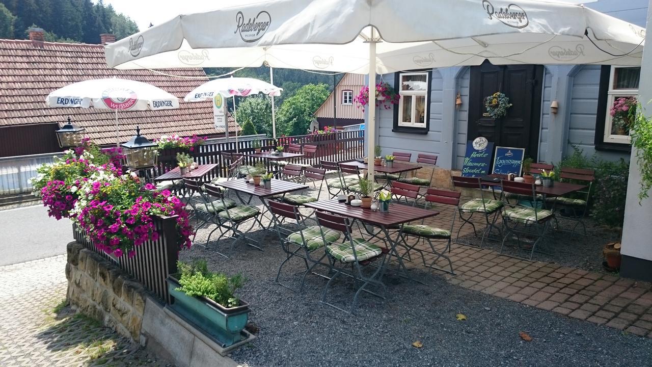Gasthof Zur Hoffnung Hinterhermsdorf Bagian luar foto