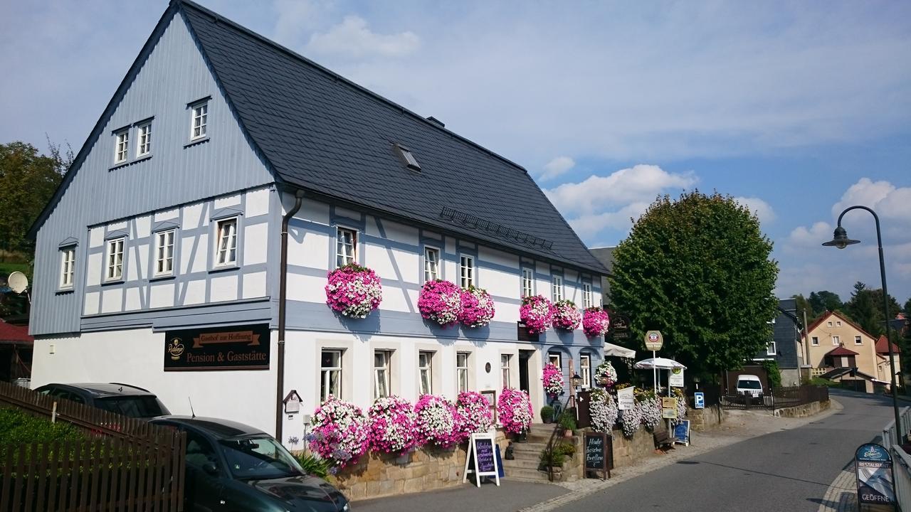 Gasthof Zur Hoffnung Hinterhermsdorf Bagian luar foto