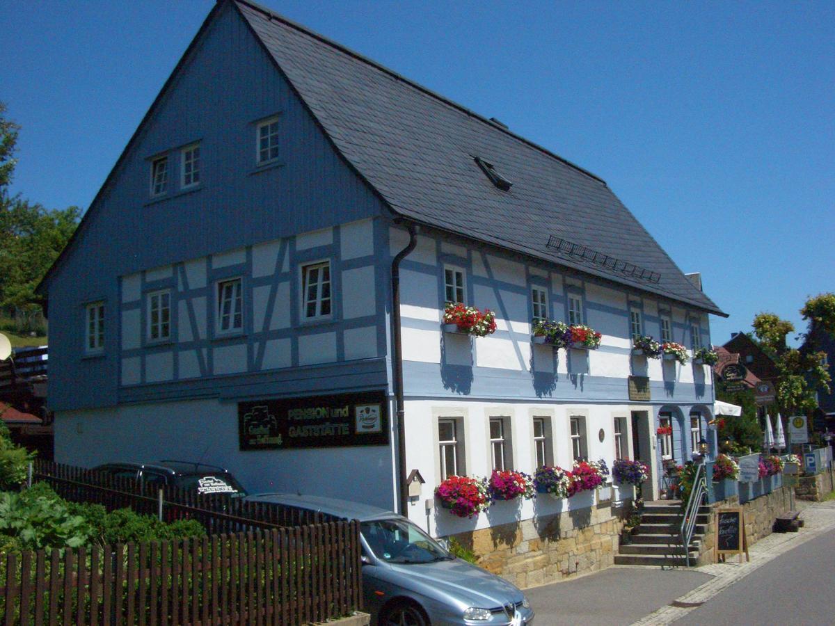 Gasthof Zur Hoffnung Hinterhermsdorf Bagian luar foto