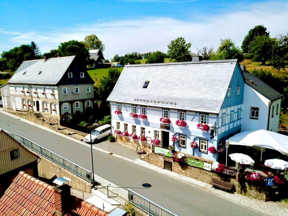Gasthof Zur Hoffnung Hinterhermsdorf Bagian luar foto
