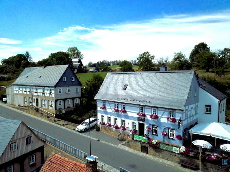 Gasthof Zur Hoffnung Hinterhermsdorf Bagian luar foto